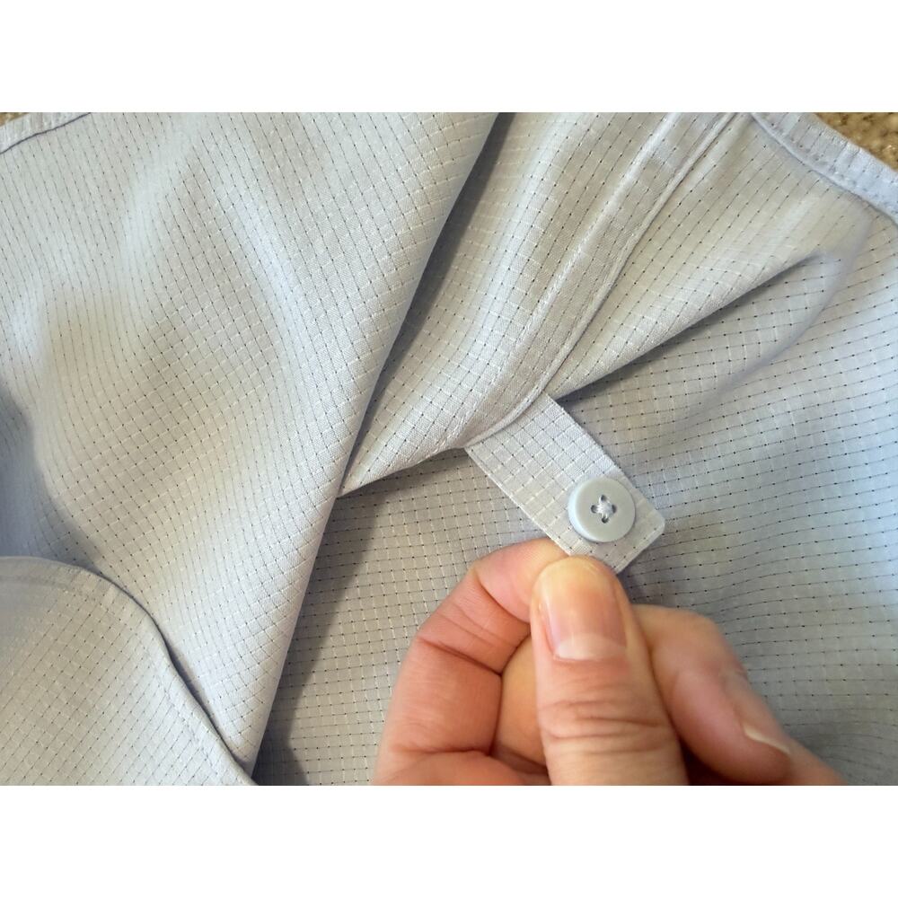Lululemon Airing Easy Short Sleeve Shirt Vapor Light Blue Men's Medium - Picture 7 of 11